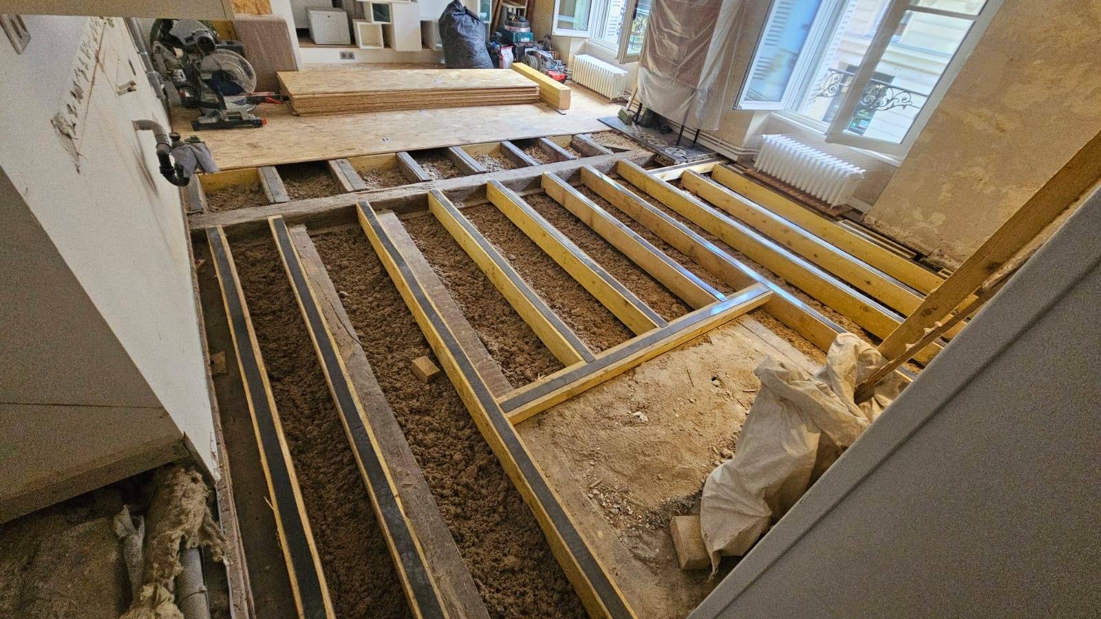 Pose parquet contrecollé Chêne  RM Parquet Bordeaux