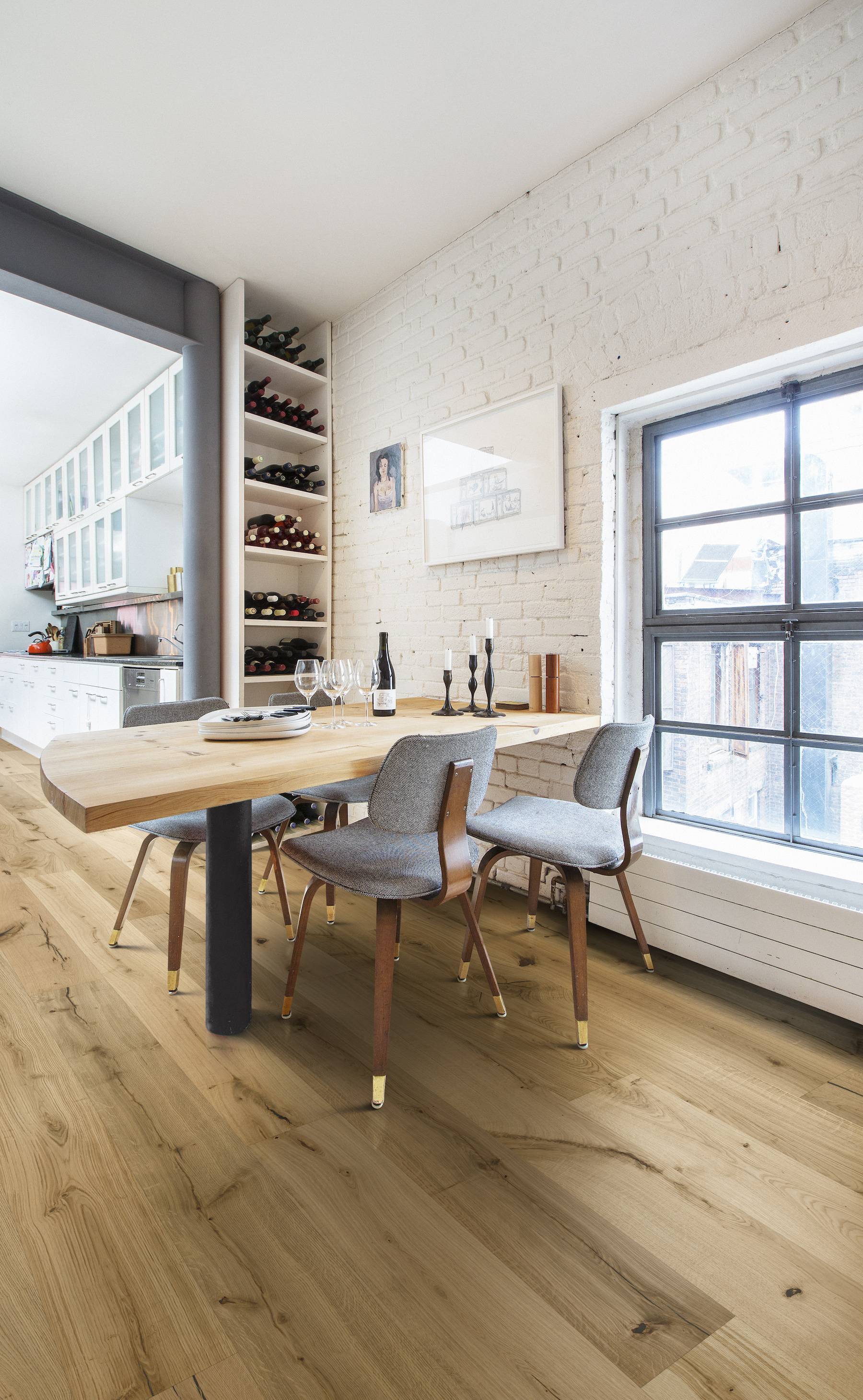 Parquet chêne contrecollé pose collée et flottante naturel huilé bordeaux RM PARQUET 