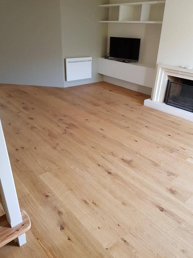 parque chêne contre collé