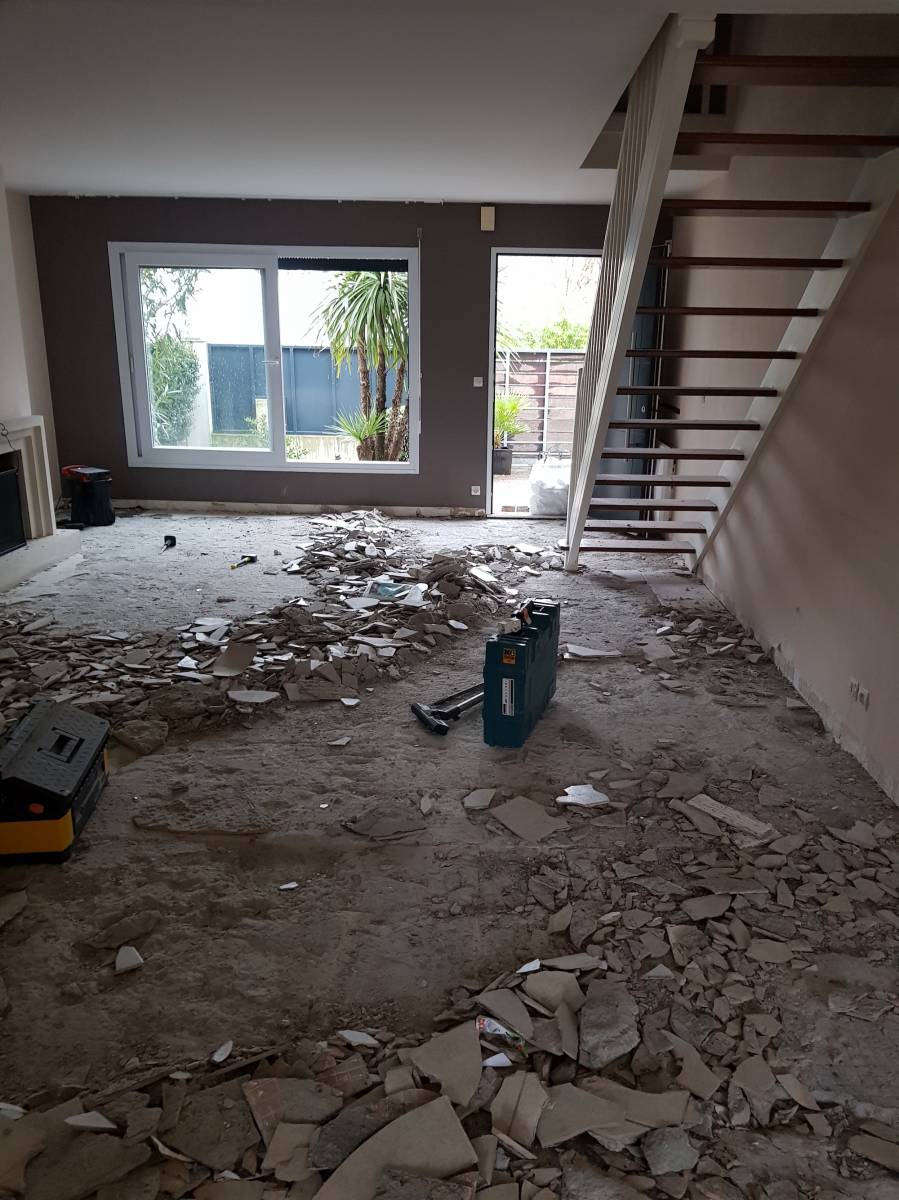 parquet et carrelage