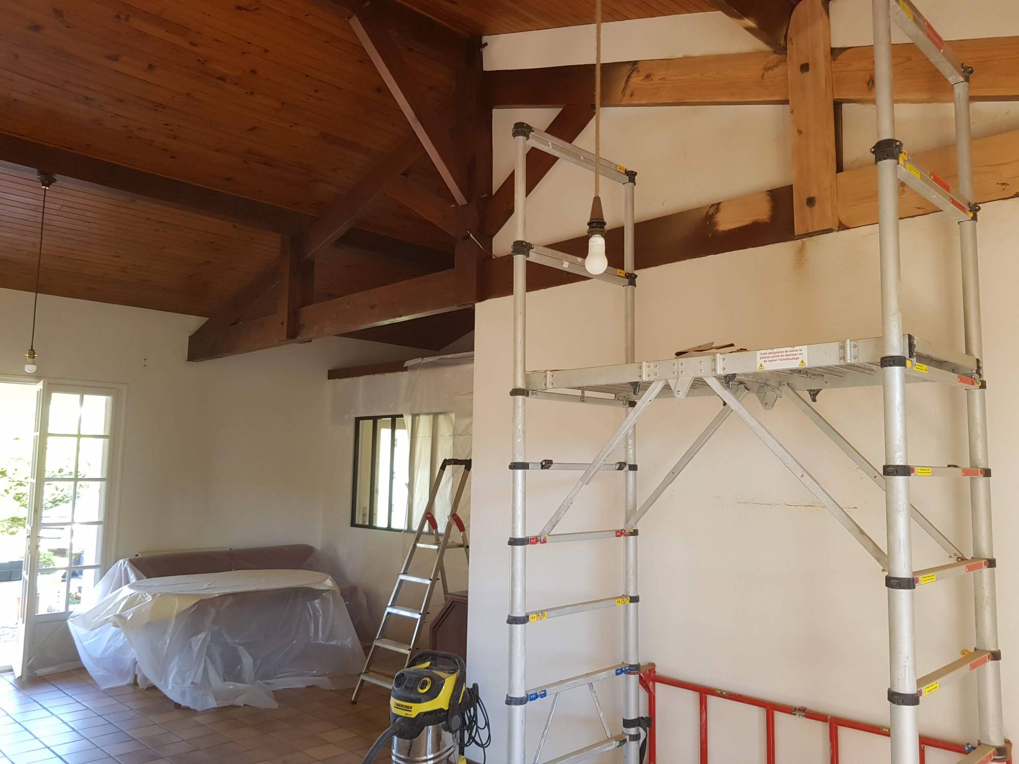 ponçage et rénovation de parquet à pessac 