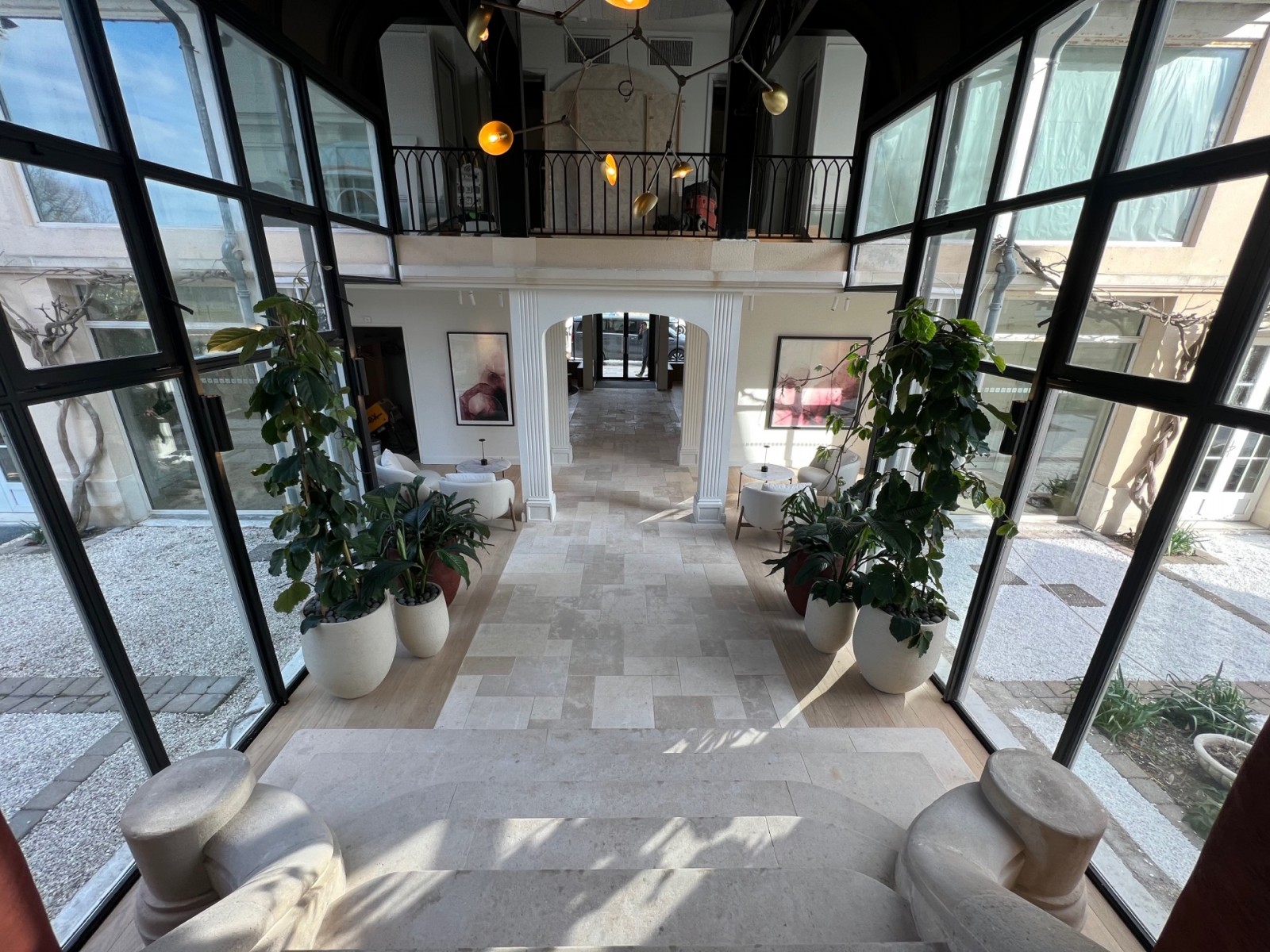 Parquetiste Bordeaux / Réalisation Parquet Hotel 5 étoiles Saint Emilion