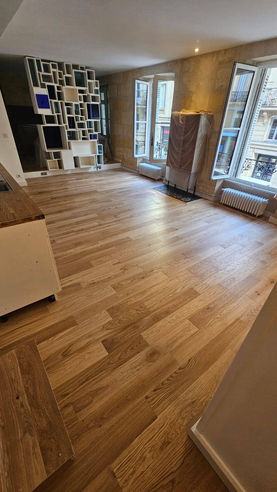 Pose parquet contrecollé Chêne  RM Parquet Bordeaux