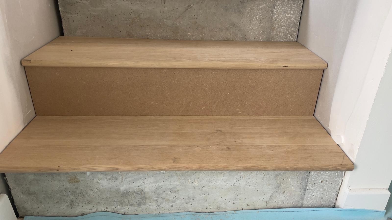 Habillage Escalier en Marche Chêne Massif