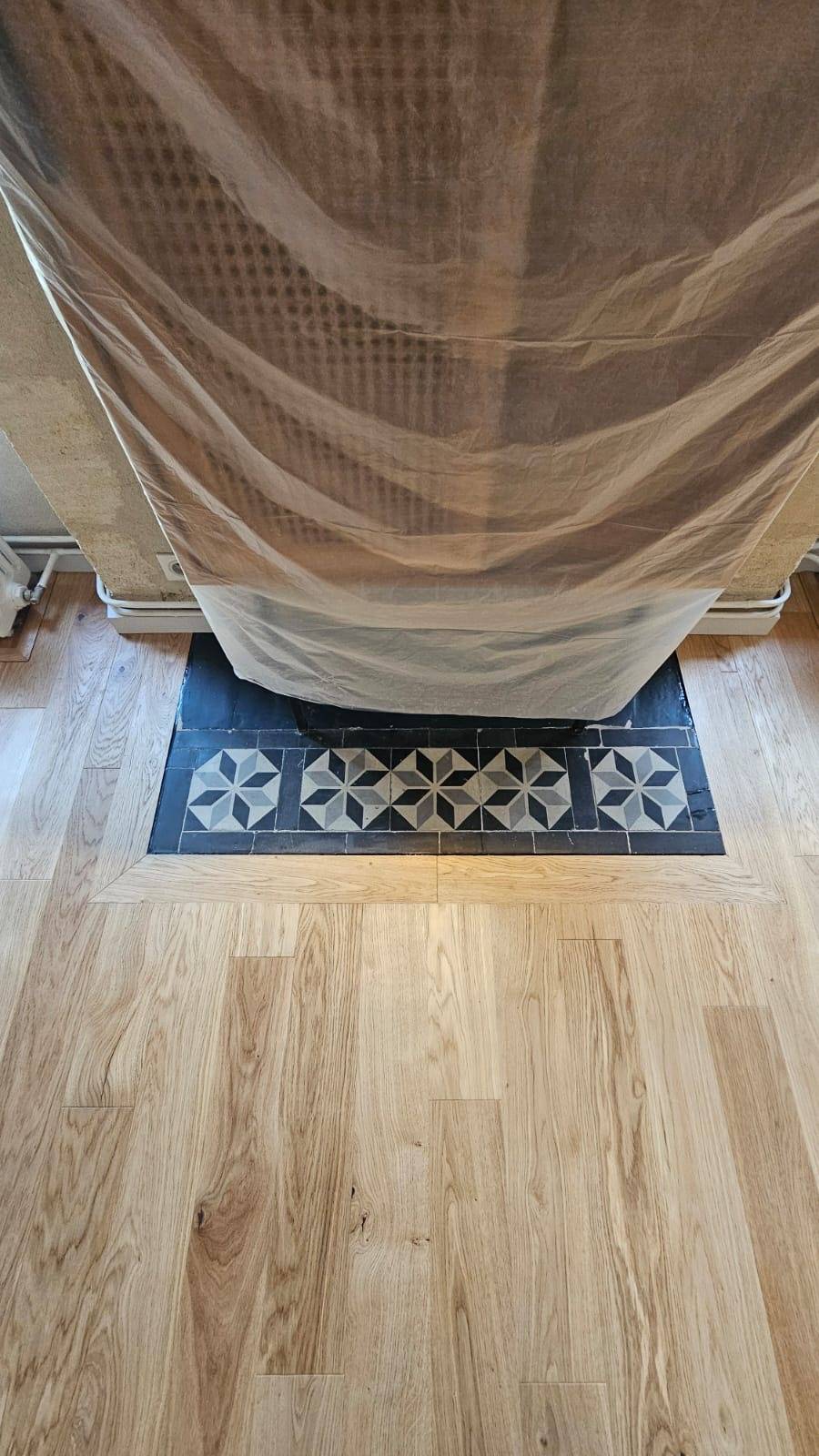 Pose parquet contrecollé Chêne  RM Parquet Bordeaux