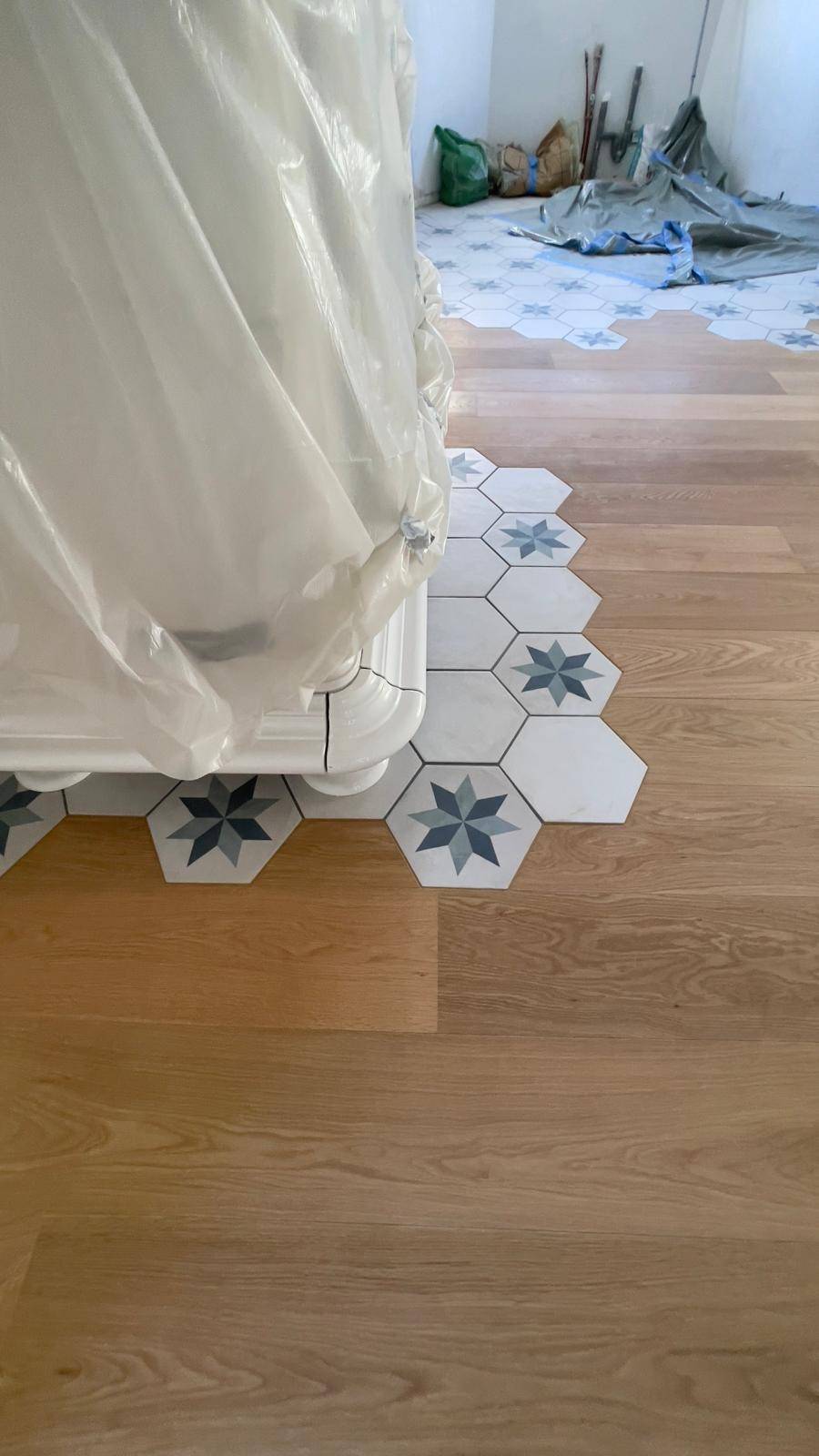 Pose parquet contre collé chêne  RM PARQUET BORDEAUX