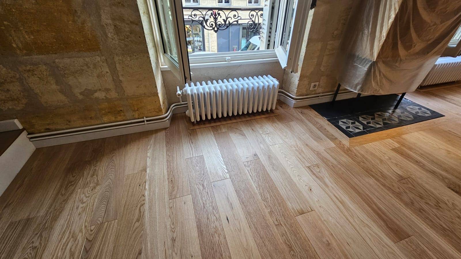 Pose parquet contrecollé Chêne  RM Parquet Bordeaux