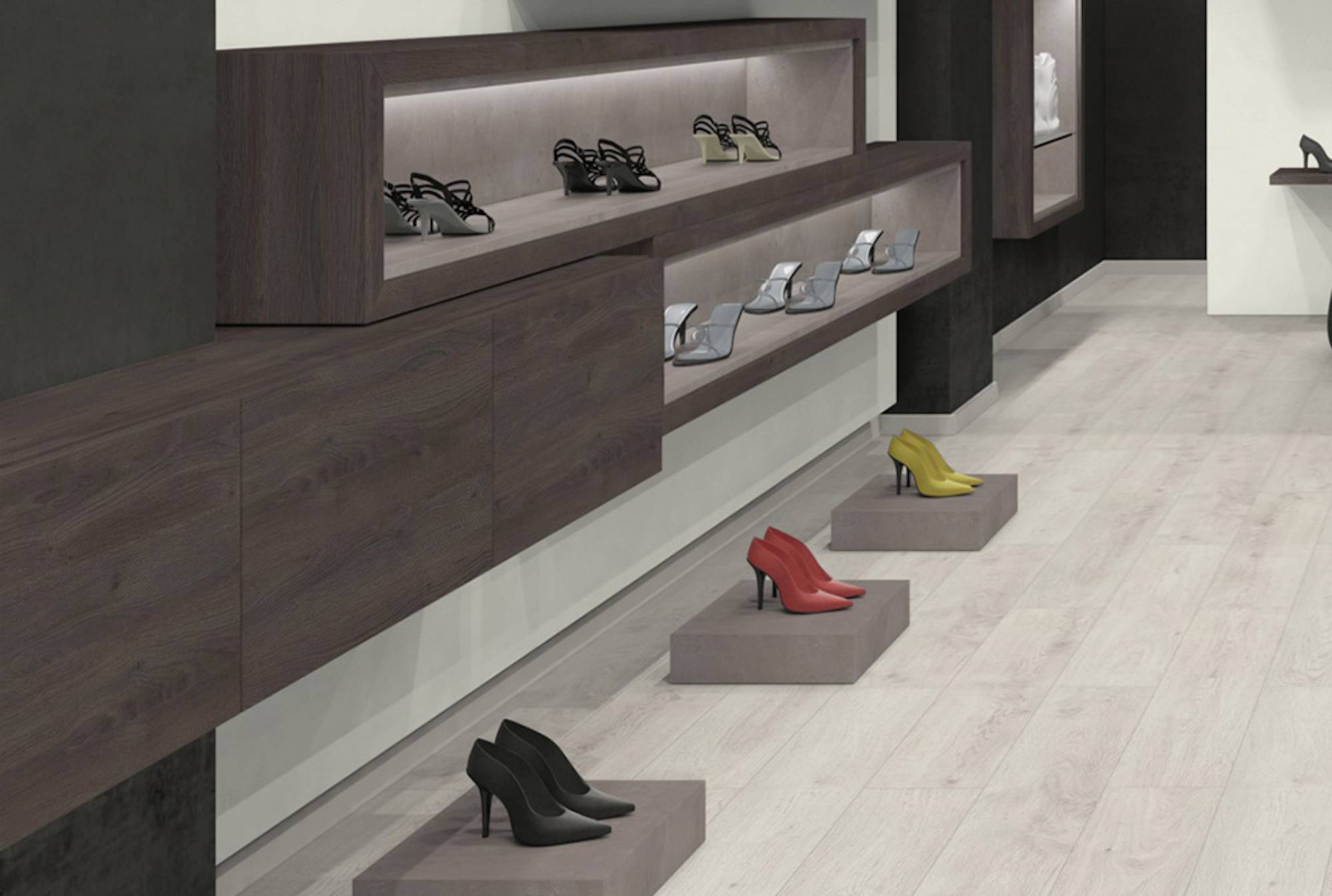 Parquet imitation chêne blanc