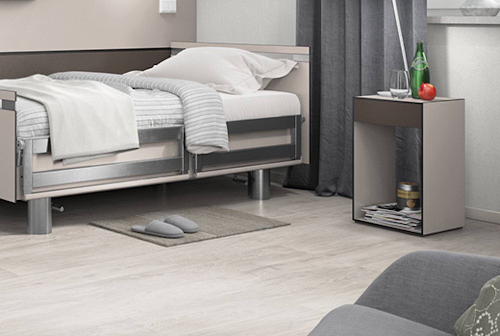 parquet flottant couleur clair bordeaux 