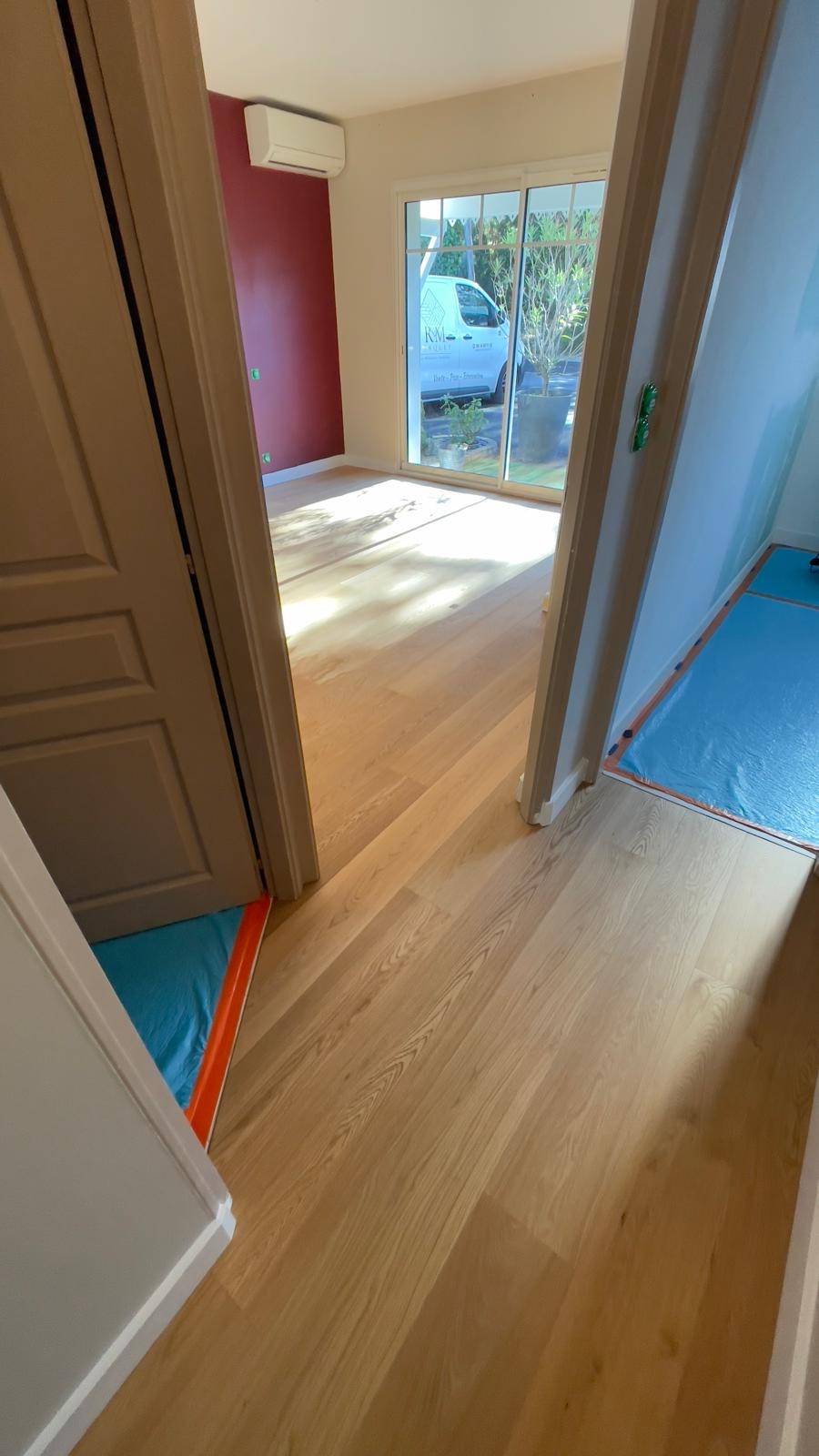 Pose parquet contre collé chêne  RM PARQUET BORDEAUX