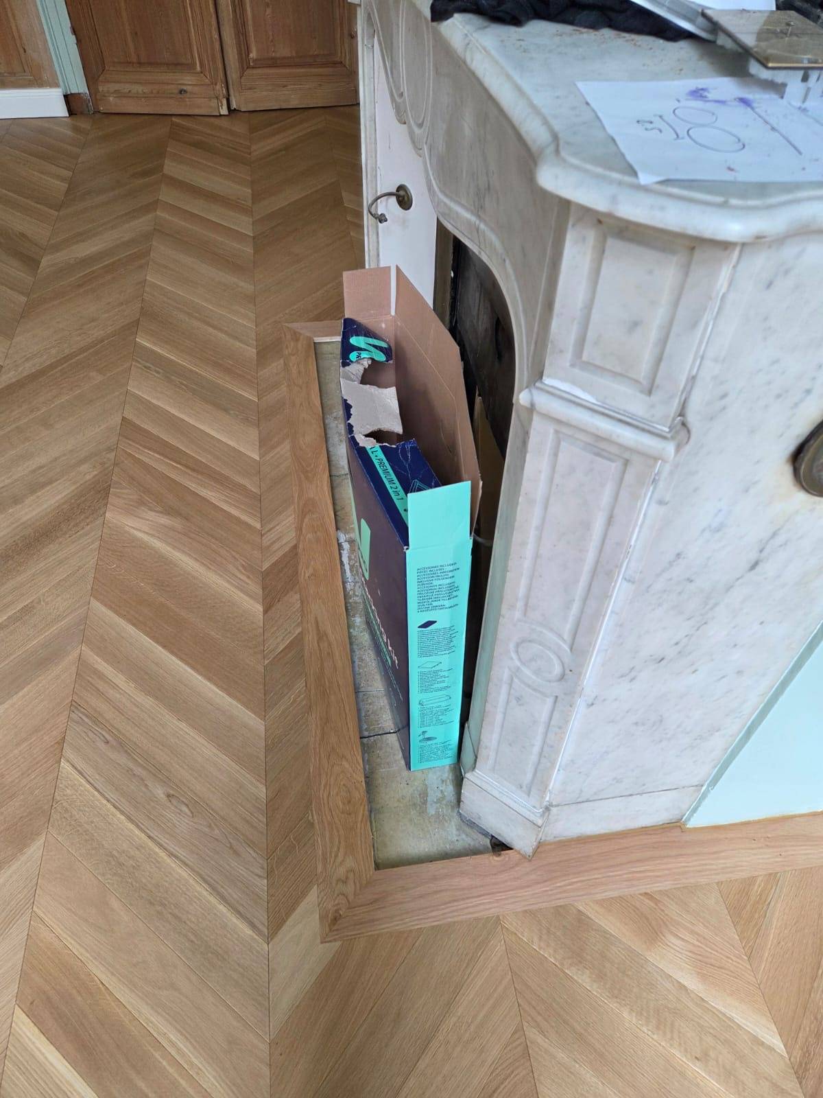 Travail soigné par notre entreprise de parquet à Bordeaux sur un projet point de Hongrie