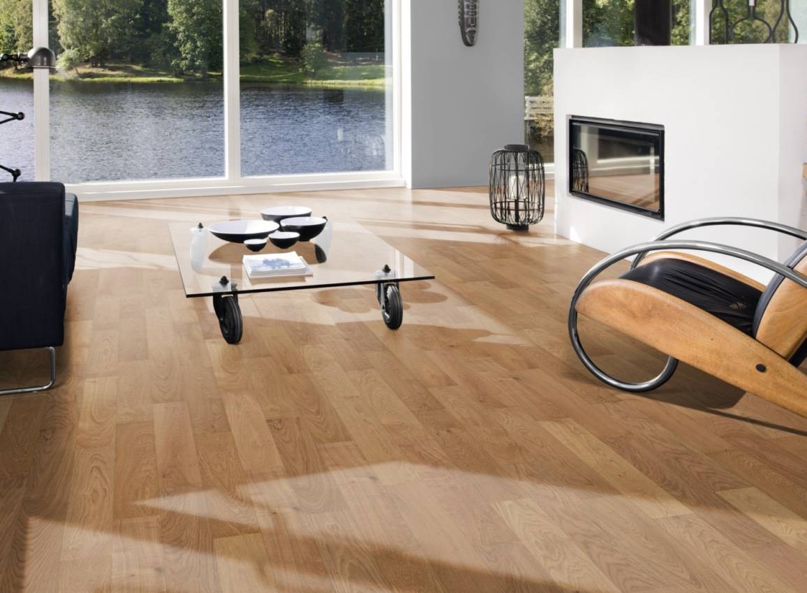 pose et installation d'un parquet chêne clair