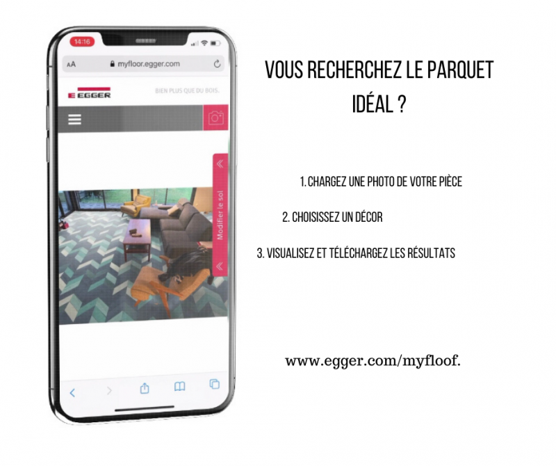 Visualisateur de parquet stratifié bordeaux 