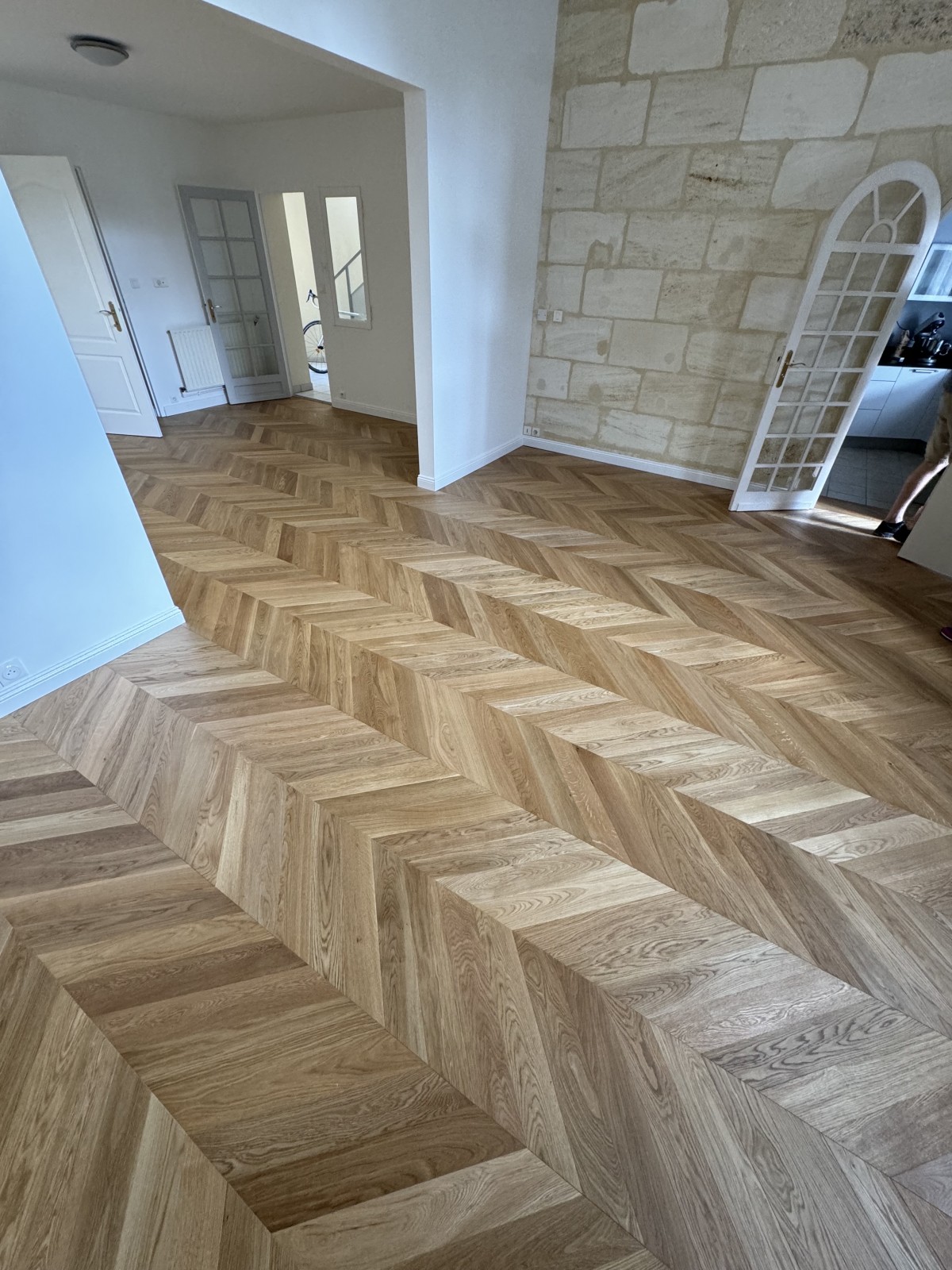 Pose parquet point de Hongrie RM PARQUET BORDEAUX - RM Parquet Bordeaux