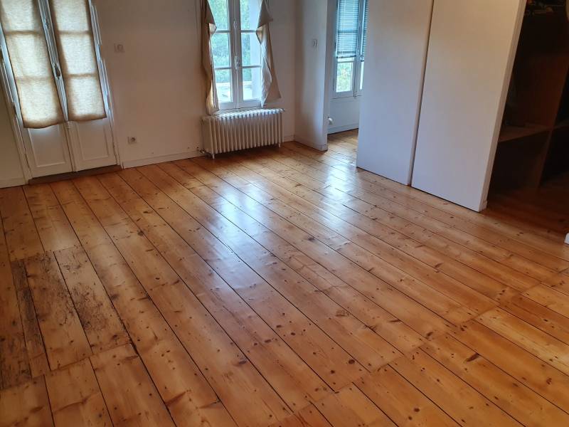Ponçage de parquet ancien à bordeaux